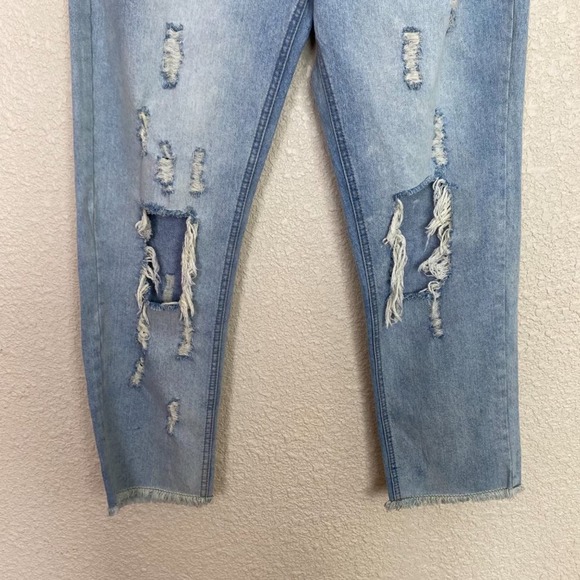 Hyper Denim Distressed Button Fly Jeans Mens size 32 x 25" inseam Straight Leg - Picture 5 of 11